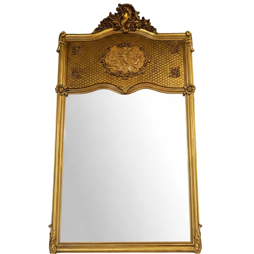 Antique Queen Ann mirror